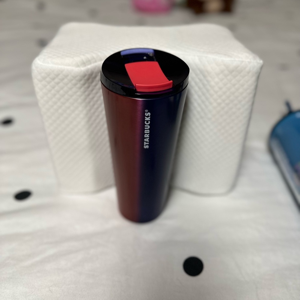 EUC Starbucks metal cold brew travel mug